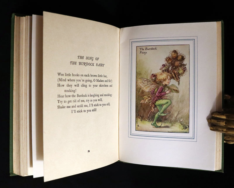 1942 Rare Book - THE BOOK OF THE FLOWER FAIRIES by Cicely Mary Barker.