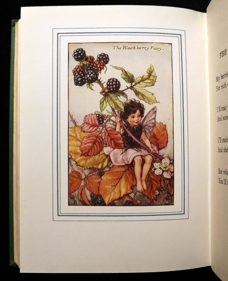1942 Rare Book - THE BOOK OF THE FLOWER FAIRIES by Cicely Mary Barker.