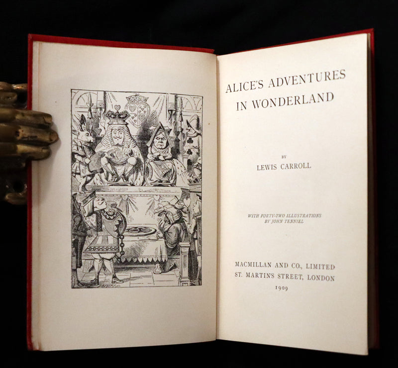 1909 Scarce "Miniature Edition" - Alice's Adventures in Wonderland by Lewis Carroll.