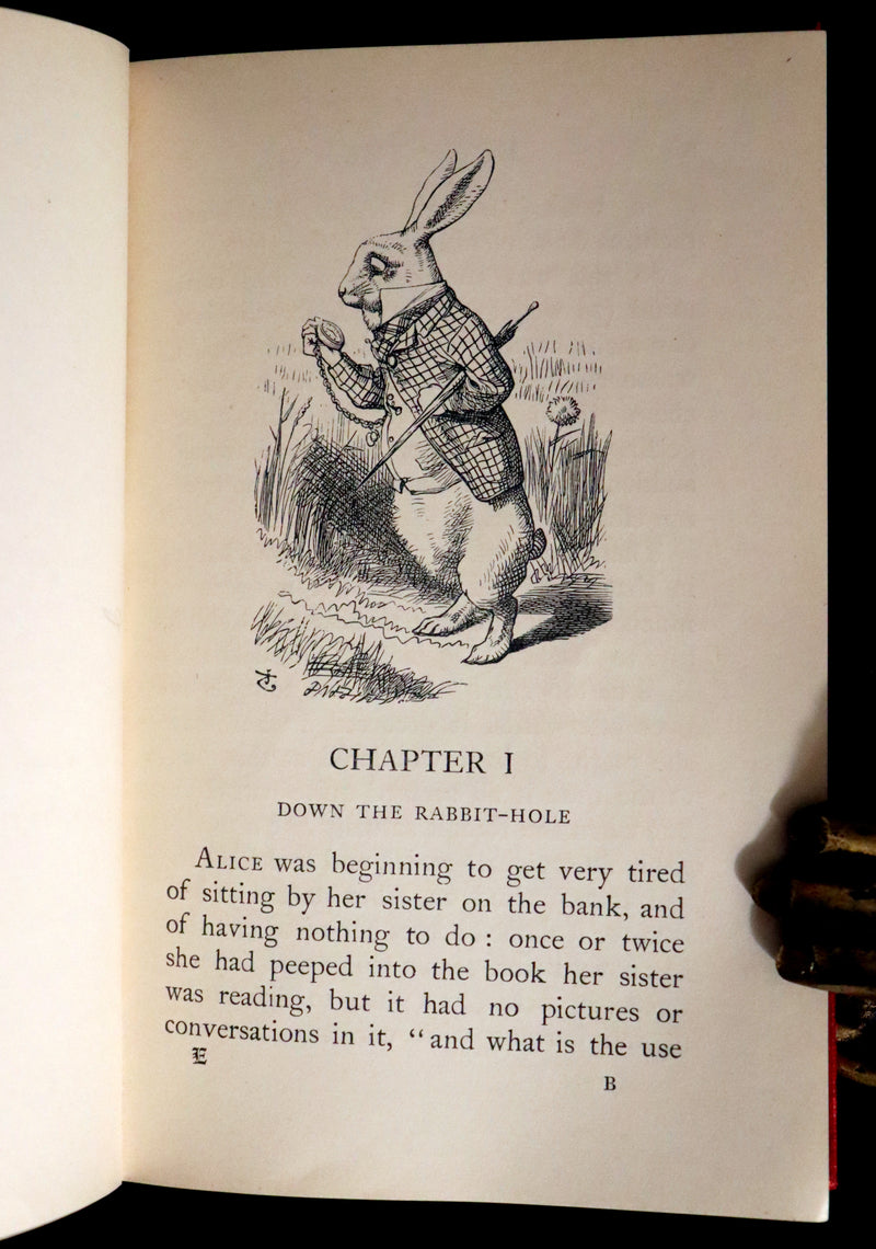 1909 Scarce "Miniature Edition" - Alice's Adventures in Wonderland by Lewis Carroll.