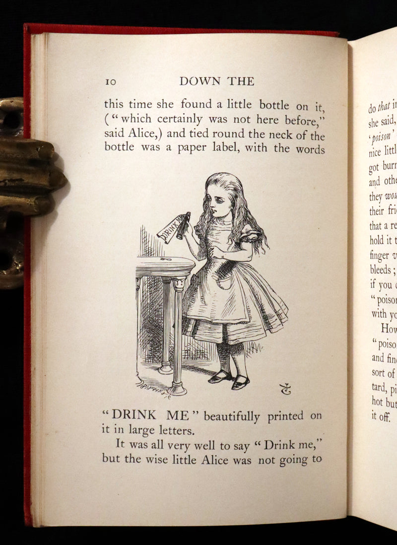 1909 Scarce "Miniature Edition" - Alice's Adventures in Wonderland by Lewis Carroll.