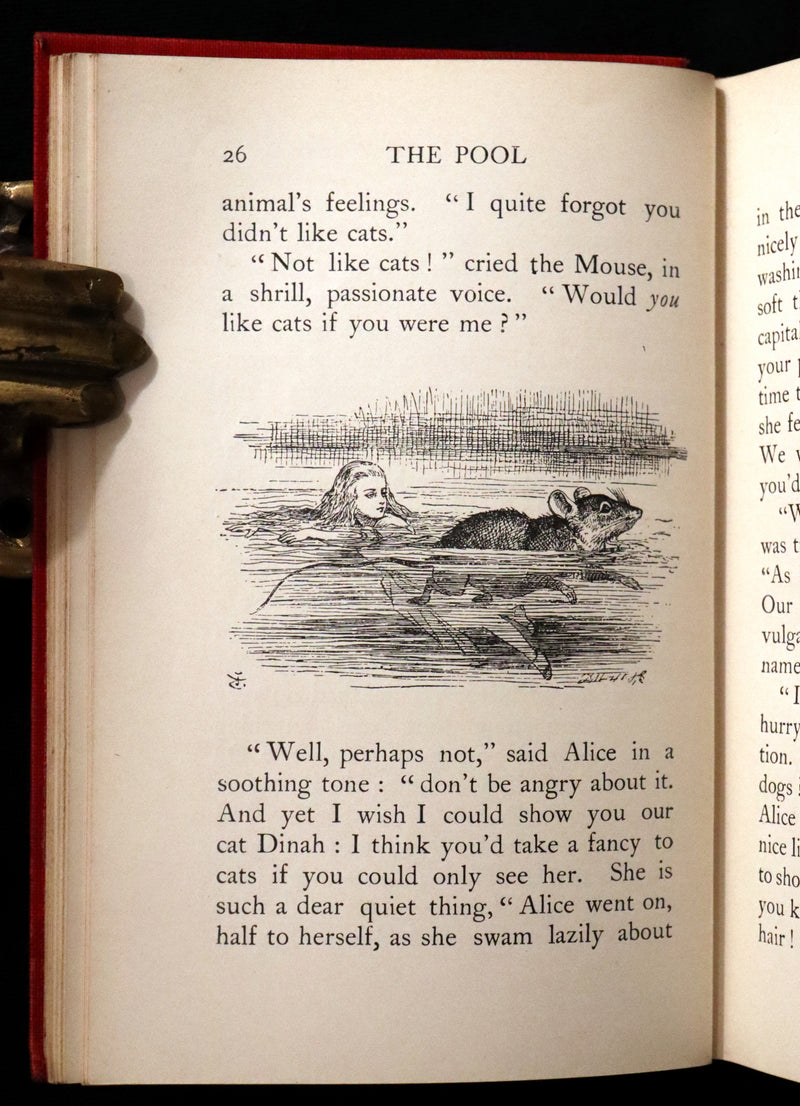 1909 Scarce "Miniature Edition" - Alice's Adventures in Wonderland by Lewis Carroll.
