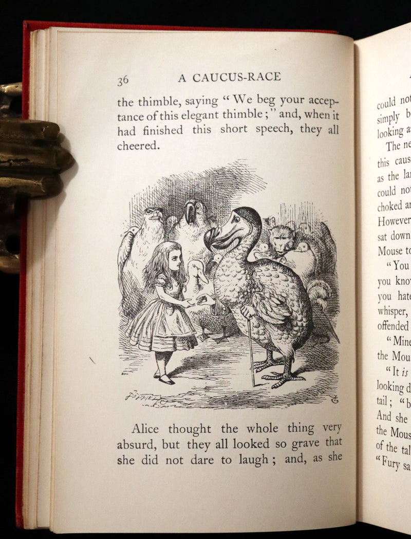 1909 Scarce "Miniature Edition" - Alice's Adventures in Wonderland by Lewis Carroll.