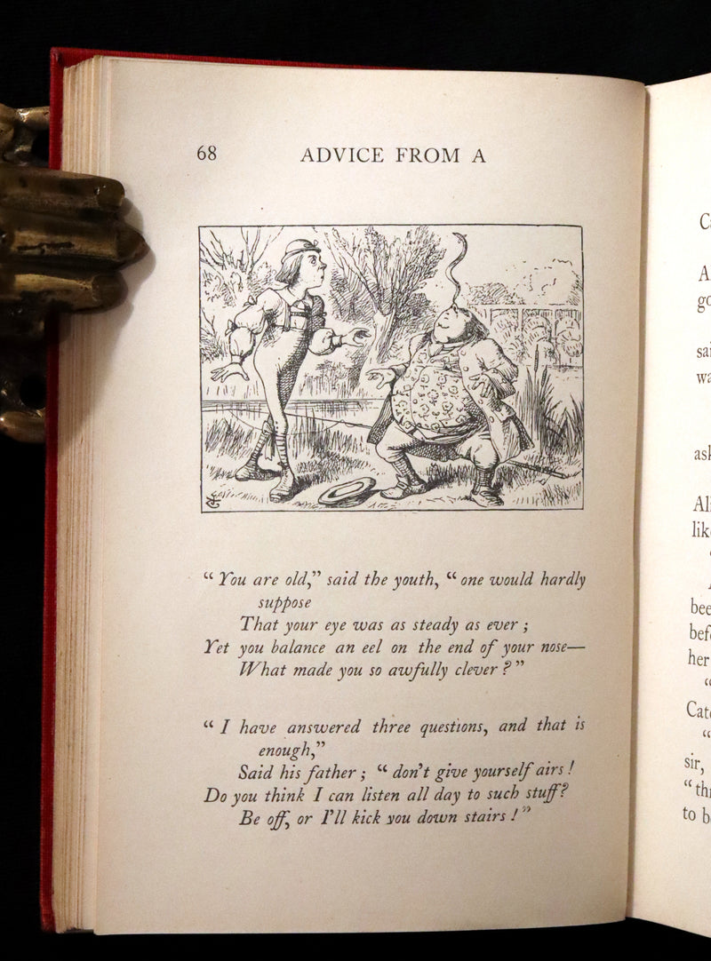 1909 Scarce "Miniature Edition" - Alice's Adventures in Wonderland by Lewis Carroll.