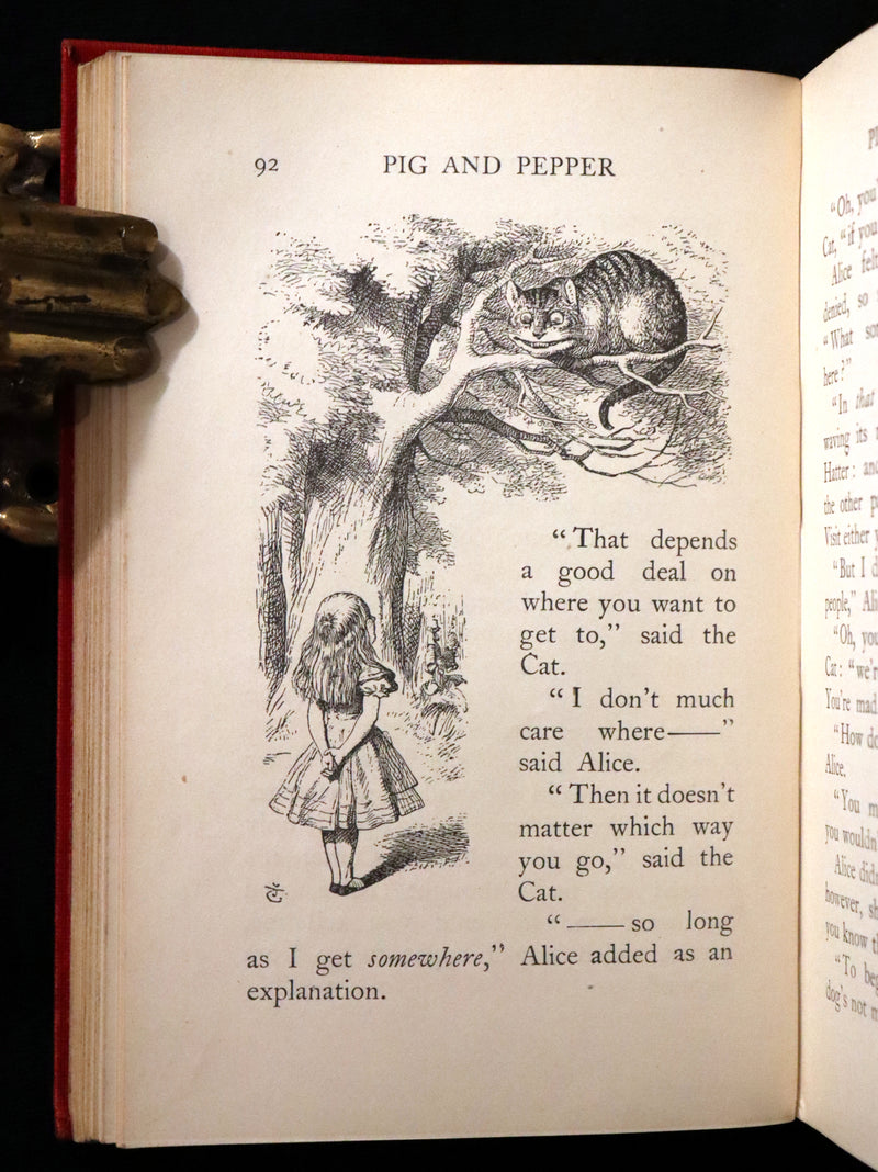 1909 Scarce "Miniature Edition" - Alice's Adventures in Wonderland by Lewis Carroll.