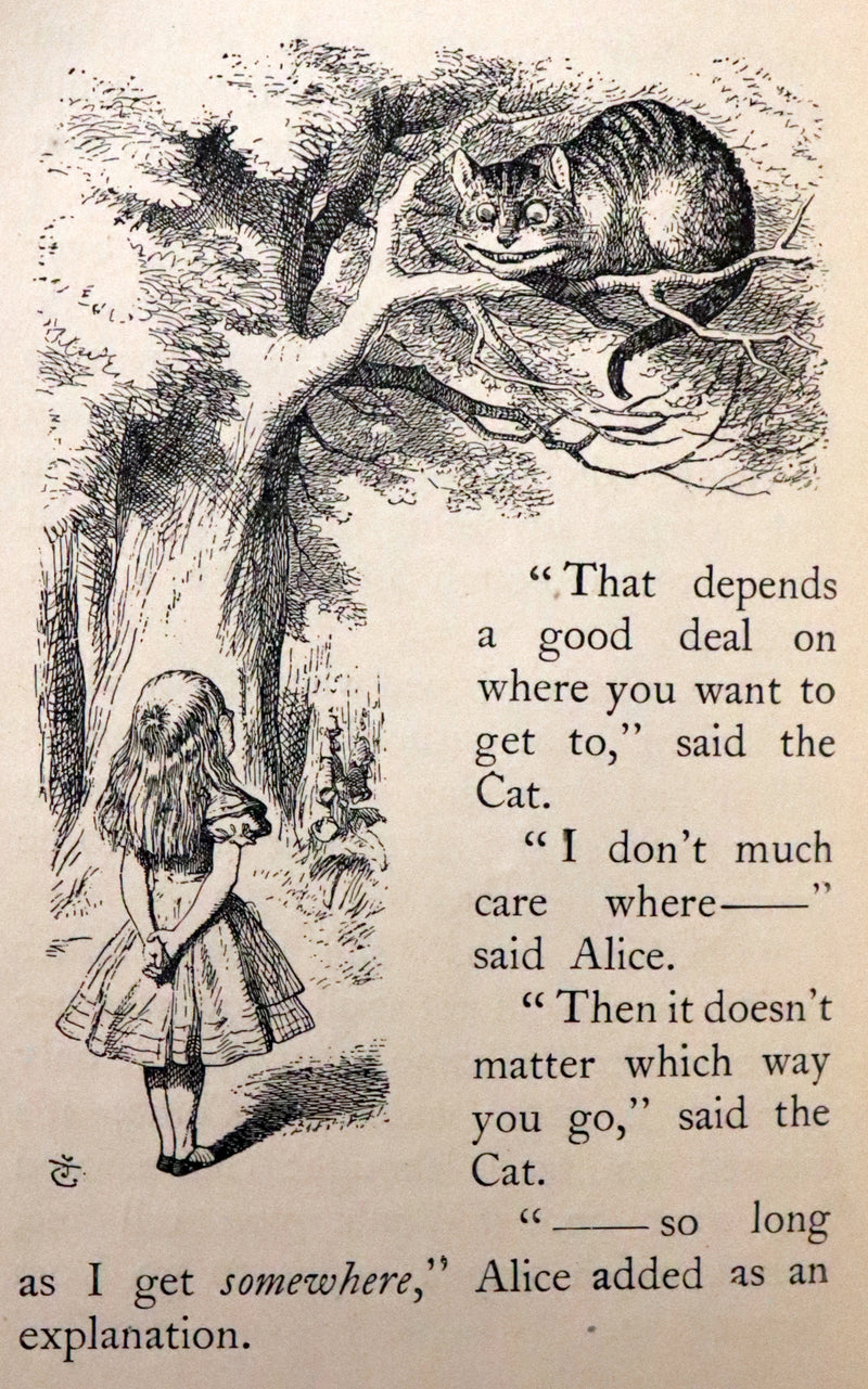 1909 Scarce "Miniature Edition" - Alice's Adventures in Wonderland by Lewis Carroll.