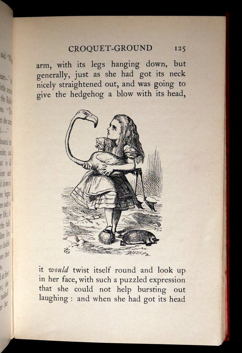 1909 Scarce "Miniature Edition" - Alice's Adventures in Wonderland by Lewis Carroll.