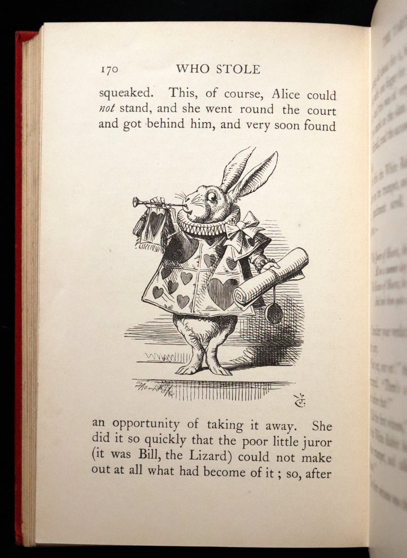 1909 Scarce "Miniature Edition" - Alice's Adventures in Wonderland by Lewis Carroll.