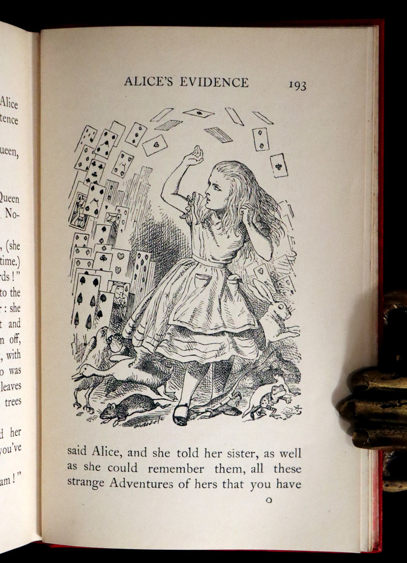 1909 Scarce "Miniature Edition" - Alice's Adventures in Wonderland by Lewis Carroll.