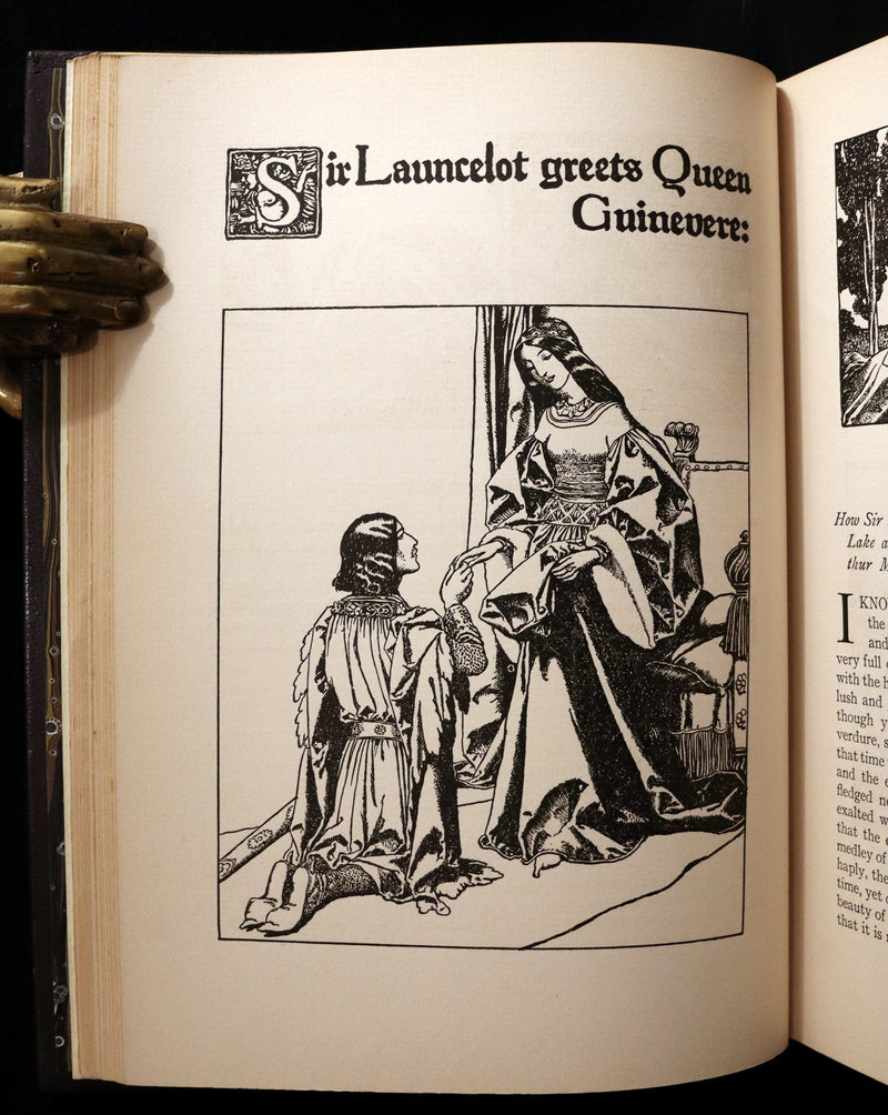 1905 Rare First Edition - King Arthur Tales, THE STORY OF THE CHAMPIONS OF THE ROUND TABLE by Howard Pyle.