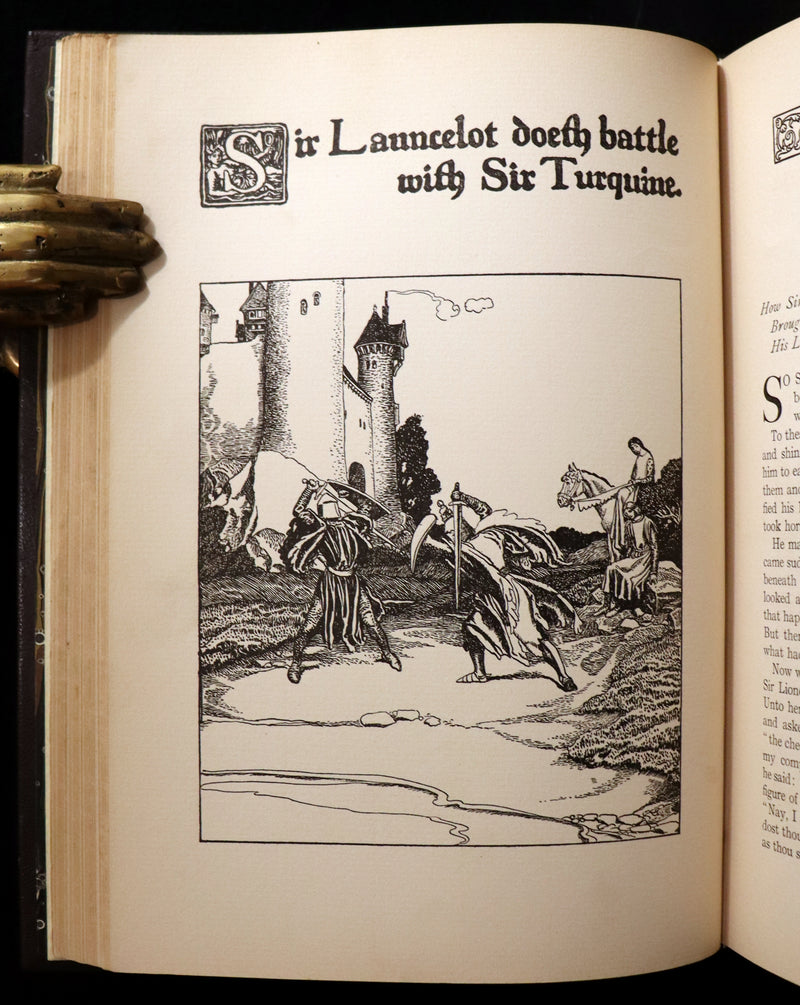 1905 Rare First Edition - King Arthur Tales, THE STORY OF THE CHAMPIONS OF THE ROUND TABLE by Howard Pyle.