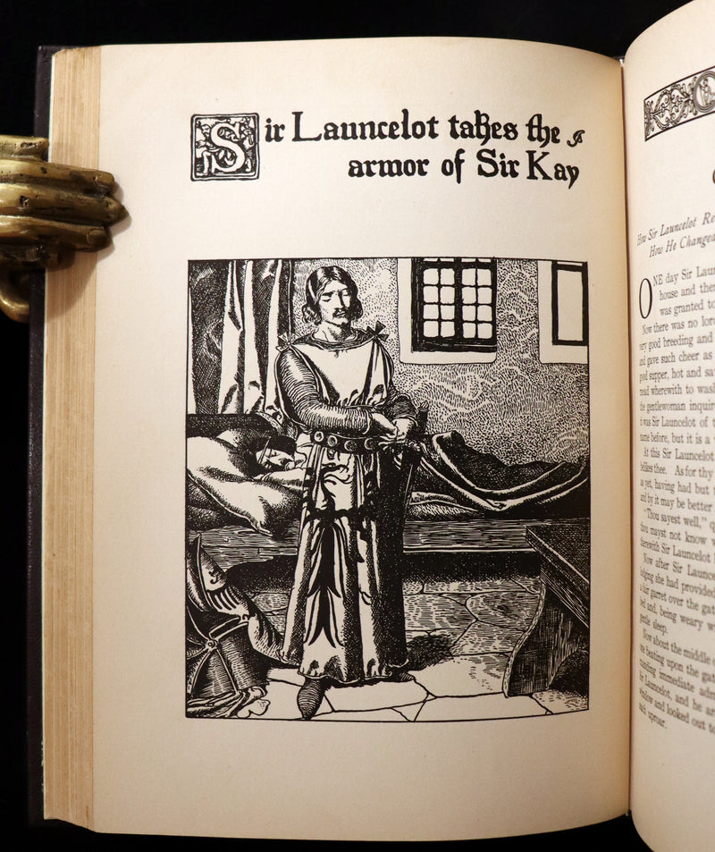 1905 Rare First Edition - King Arthur Tales, THE STORY OF THE CHAMPIONS OF THE ROUND TABLE by Howard Pyle.