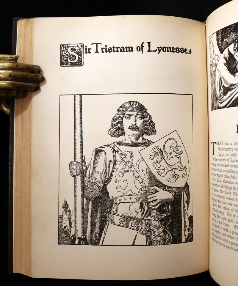 1905 Rare First Edition - King Arthur Tales, THE STORY OF THE CHAMPIONS OF THE ROUND TABLE by Howard Pyle.