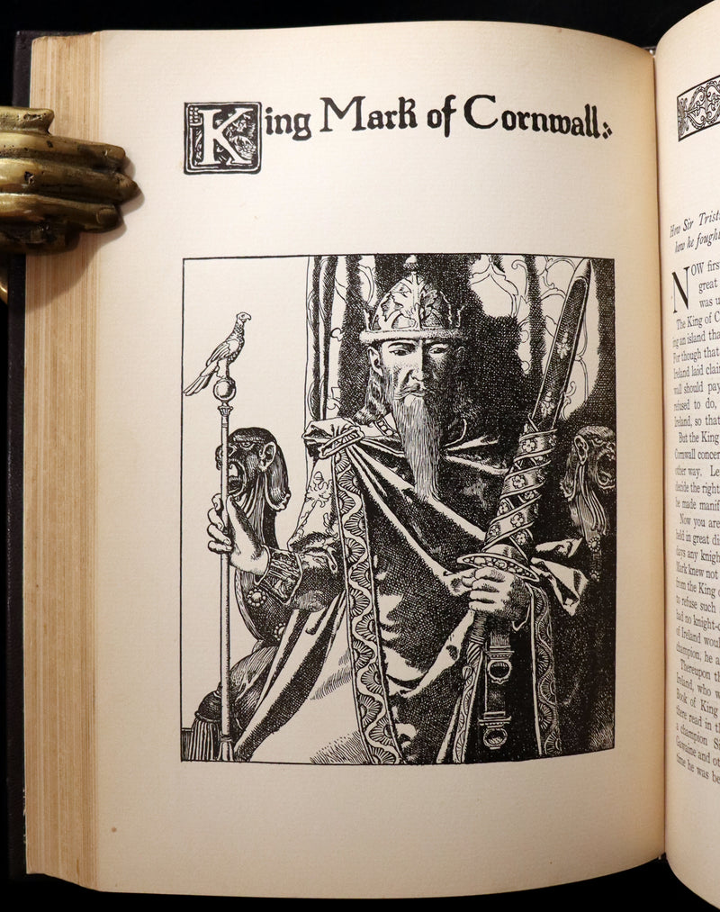 1905 Rare First Edition - King Arthur Tales, THE STORY OF THE CHAMPIONS OF THE ROUND TABLE by Howard Pyle.