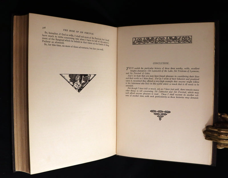 1905 Rare First Edition - King Arthur Tales, THE STORY OF THE CHAMPIONS OF THE ROUND TABLE by Howard Pyle.