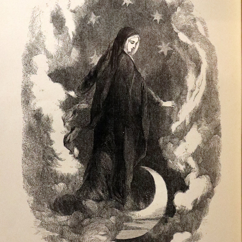 1858 Scarce Victorian Book - The VOICES OF THE NIGHT by Longfellow, illustrated by John Gilbert.