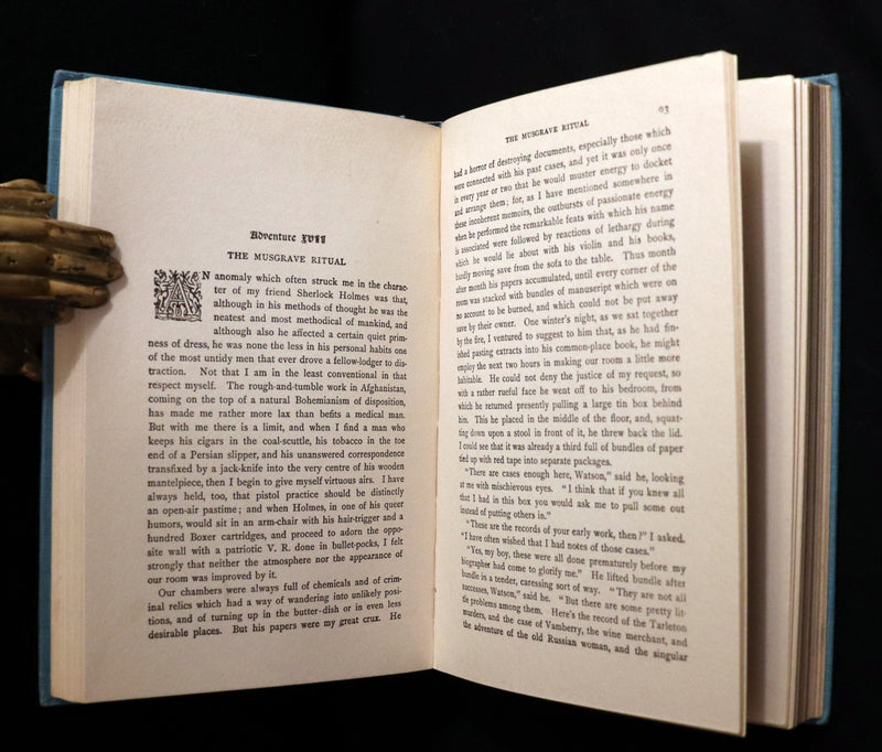 1900 Rare Book - The MEMOIRS of SHERLOCK HOLMES by Arthur Conan DOYLE. Illustrated.