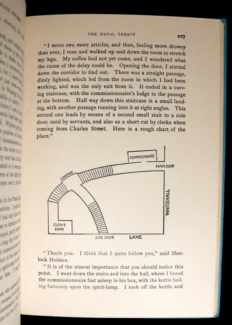 1900 Rare Book - The MEMOIRS of SHERLOCK HOLMES by Arthur Conan DOYLE. Illustrated.