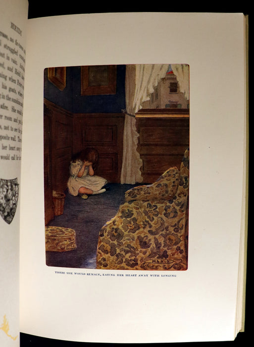 1919 Rare Book - HEIDI by Johanna Spyri illustrated in color by Maria L. Kirk. The Gift Edition.