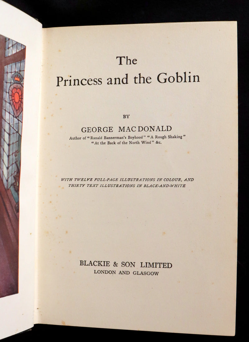 1911 Rare Edition - The PRINCESS and the GOBLIN by George MacDonald. Illustrated.