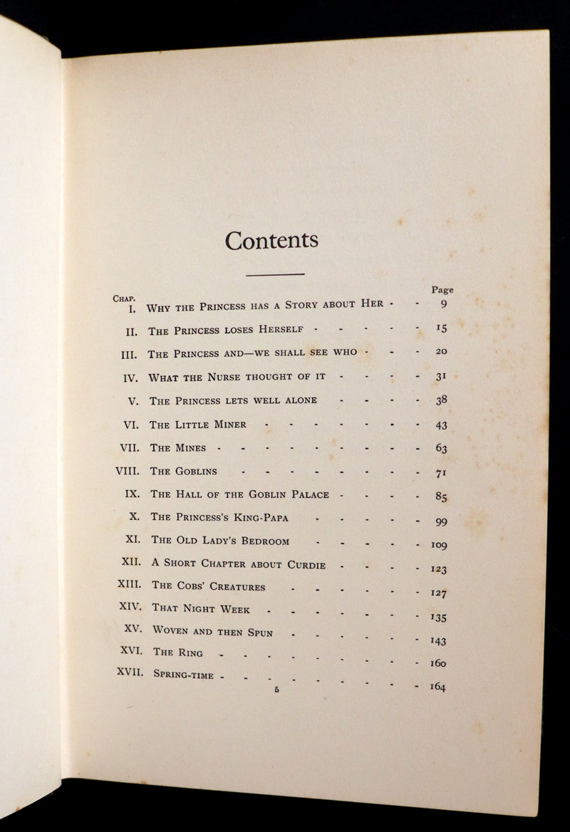 1911 Rare Edition - The PRINCESS and the GOBLIN by George MacDonald. Illustrated.