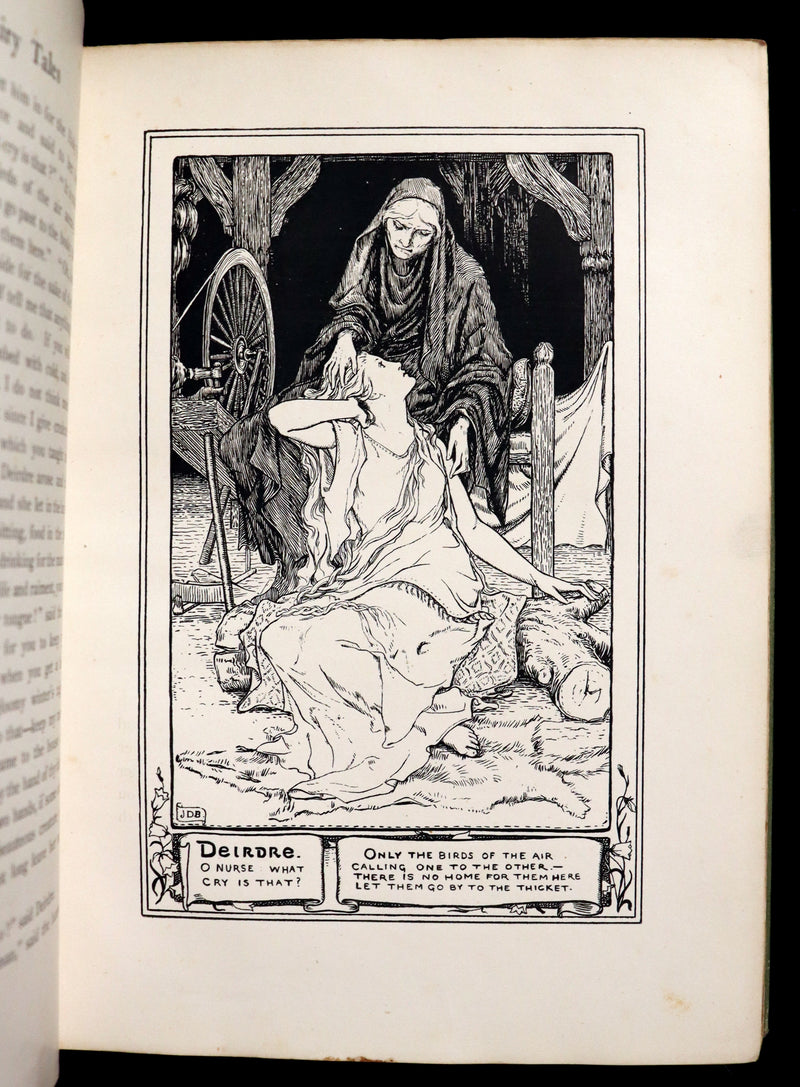 1892 Rare First Edition - CELTIC FAIRY TALES by J. Jacobs Illustrated by J.D. Batten.
