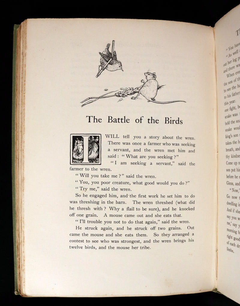 1892 Rare First Edition - CELTIC FAIRY TALES by J. Jacobs Illustrated by J.D. Batten.