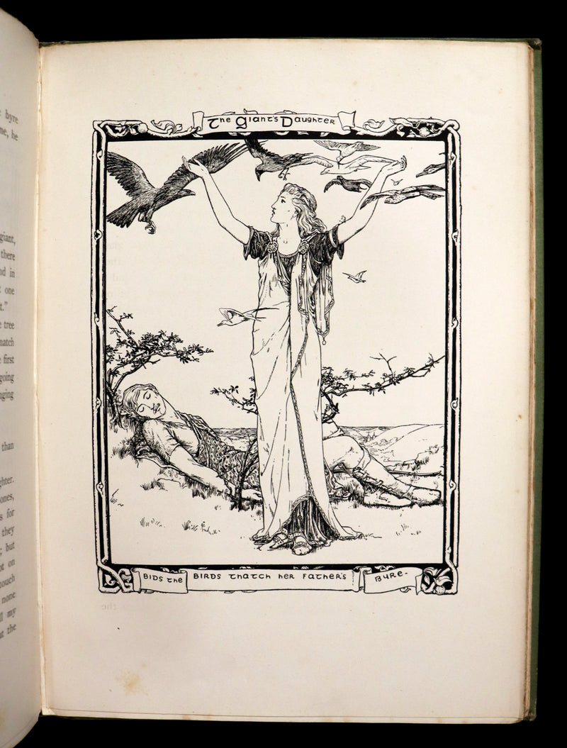 1892 Rare First Edition - CELTIC FAIRY TALES by J. Jacobs Illustrated by J.D. Batten.