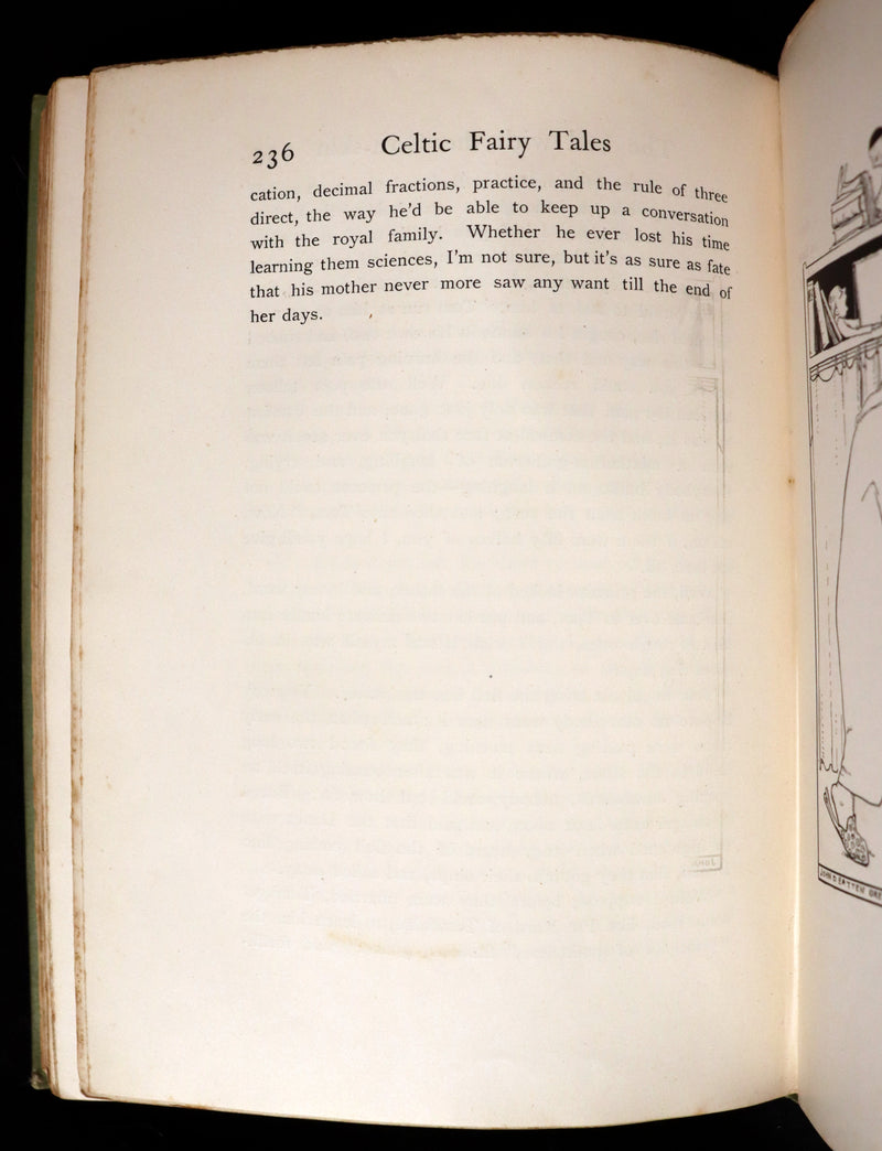 1892 Rare First Edition - CELTIC FAIRY TALES by J. Jacobs Illustrated by J.D. Batten.