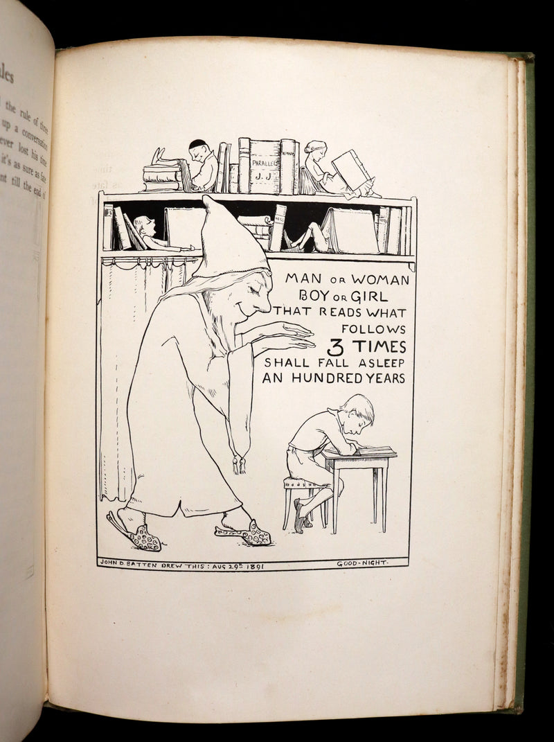 1892 Rare First Edition - CELTIC FAIRY TALES by J. Jacobs Illustrated by J.D. Batten.