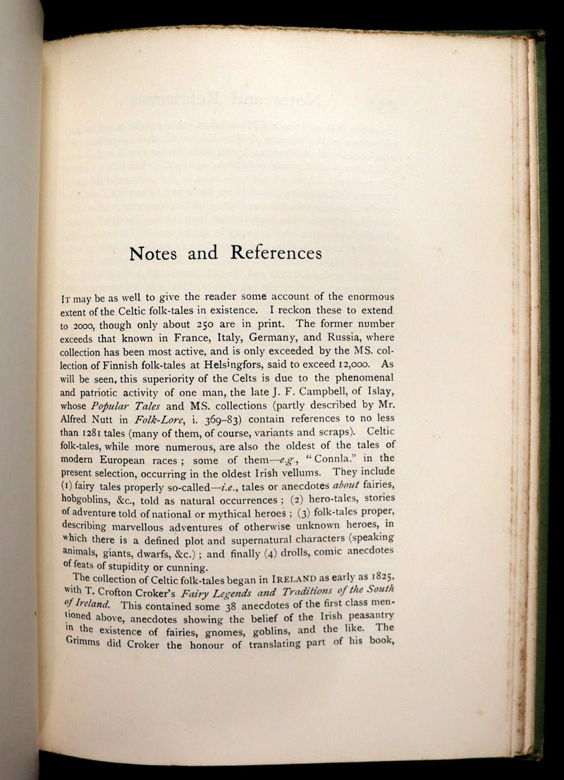 1892 Rare First Edition - CELTIC FAIRY TALES by J. Jacobs Illustrated by J.D. Batten.