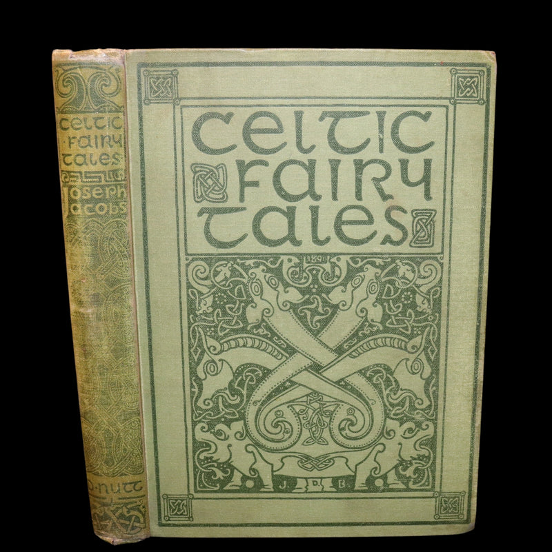 1892 Rare First Edition - CELTIC FAIRY TALES by J. Jacobs Illustrated by J.D. Batten.