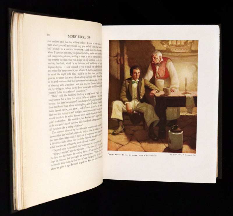 1922 Rare 1stED illustrated by Mead Schaeffer - MOBY DICK or The White Whale by Herman Melville.