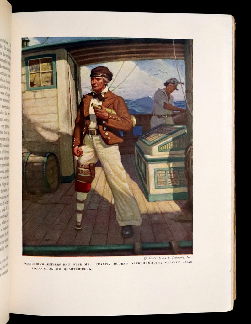 1922 Rare 1stED illustrated by Mead Schaeffer - MOBY DICK or The White Whale by Herman Melville.