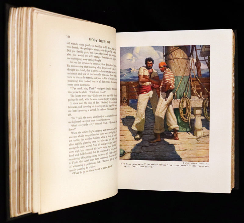 1922 Rare 1stED illustrated by Mead Schaeffer - MOBY DICK or The White Whale by Herman Melville.