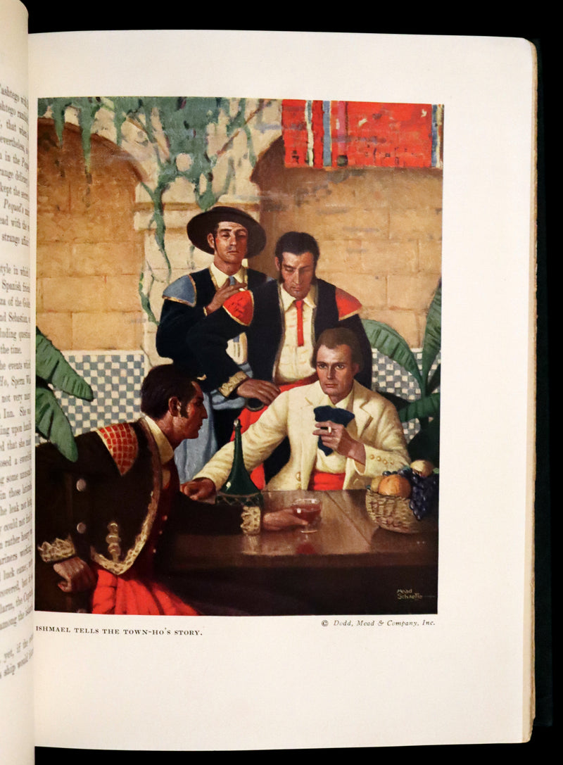 1922 Rare 1stED illustrated by Mead Schaeffer - MOBY DICK or The White Whale by Herman Melville.