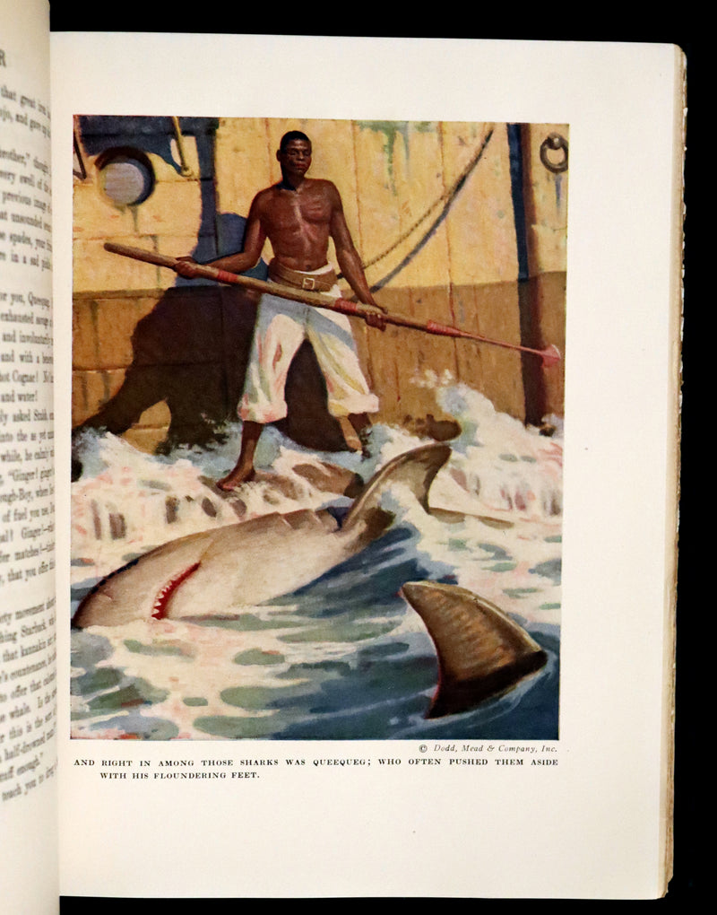 1922 Rare 1stED illustrated by Mead Schaeffer - MOBY DICK or The White Whale by Herman Melville.