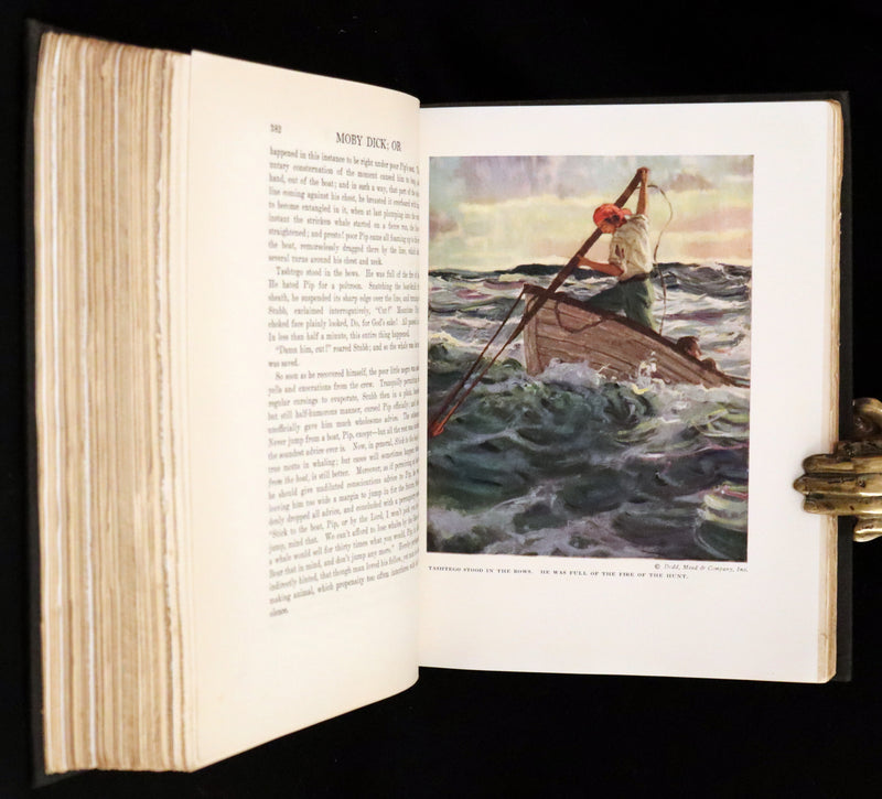1922 Rare 1stED illustrated by Mead Schaeffer - MOBY DICK or The White Whale by Herman Melville.