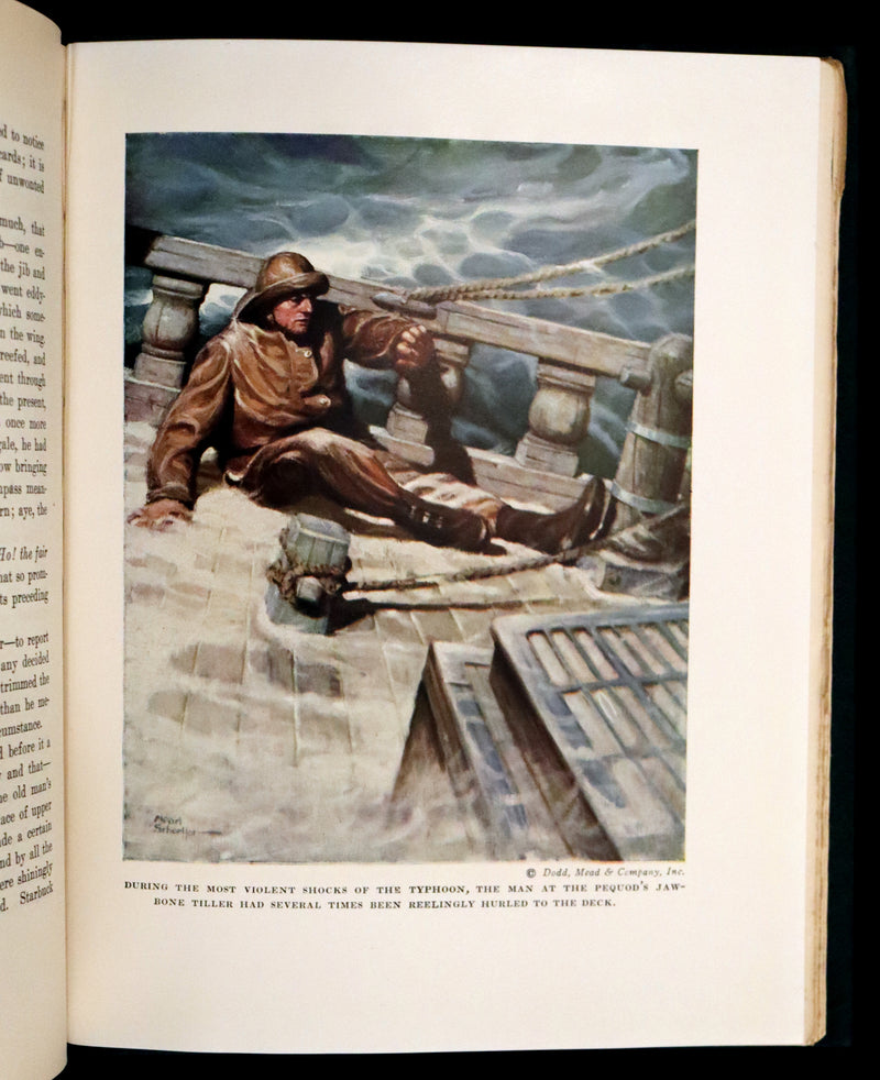 1922 Rare 1stED illustrated by Mead Schaeffer - MOBY DICK or The White Whale by Herman Melville.