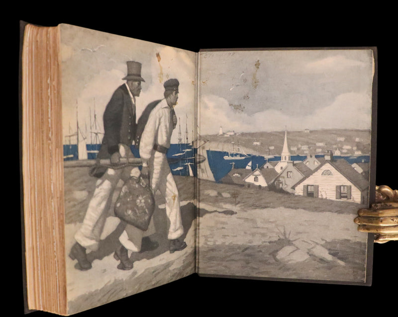 1922 Rare 1stED illustrated by Mead Schaeffer - MOBY DICK or The White Whale by Herman Melville.