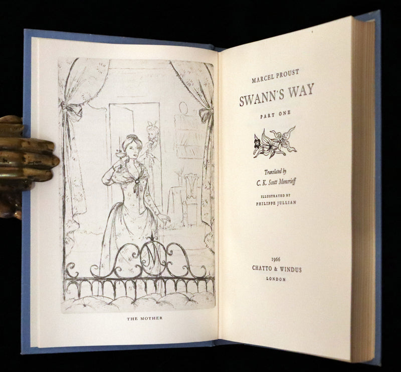1966 Scarce Complete Book Set - Remembrance of Things Past (À la recherche du temps perdu) by Marcel Proust. Illustrated.