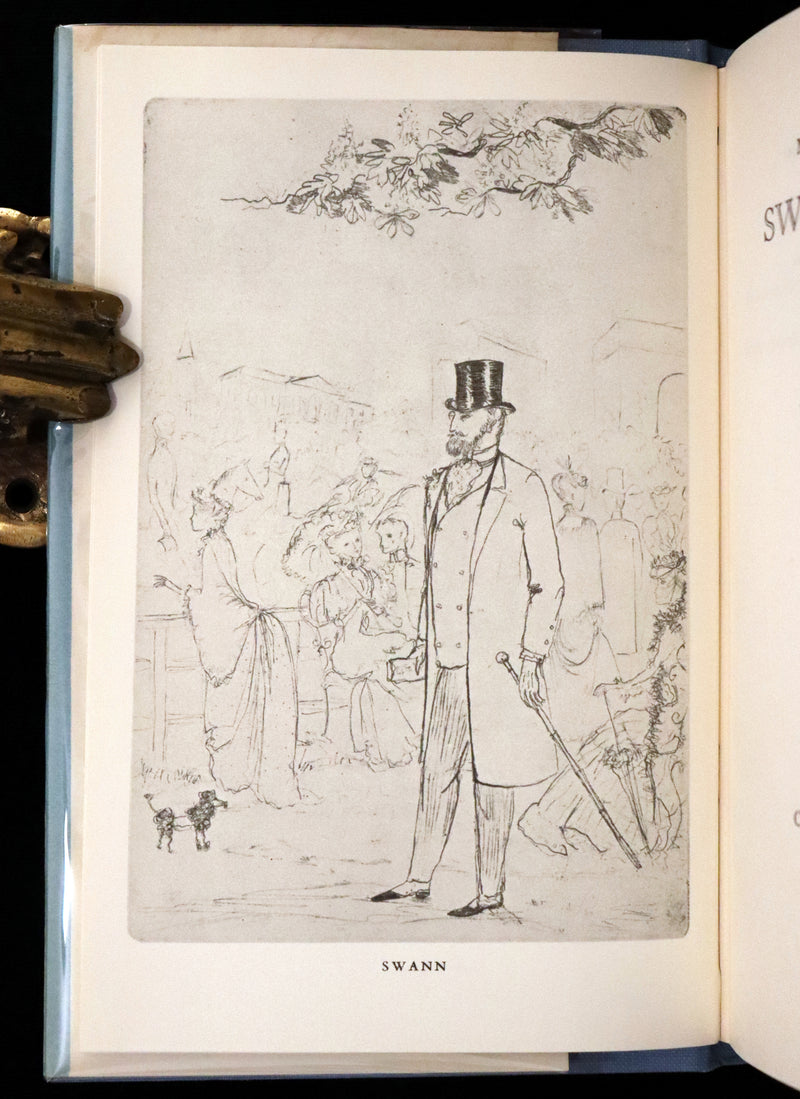 1966 Scarce Complete Book Set - Remembrance of Things Past (À la recherche du temps perdu) by Marcel Proust. Illustrated.