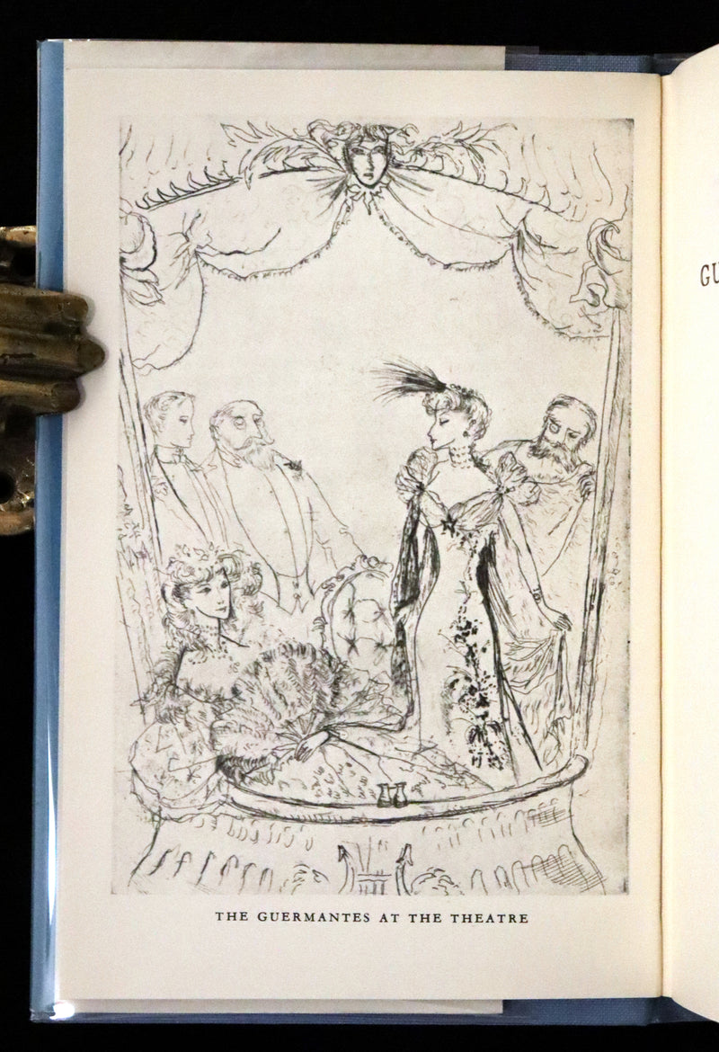 1966 Scarce Complete Book Set - Remembrance of Things Past (À la recherche du temps perdu) by Marcel Proust. Illustrated.