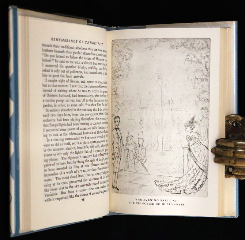 1966 Scarce Complete Book Set - Remembrance of Things Past (À la recherche du temps perdu) by Marcel Proust. Illustrated.