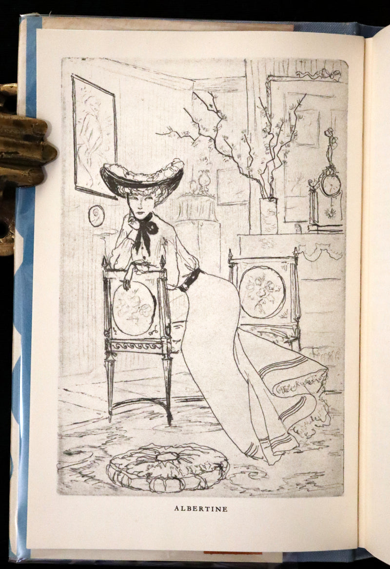 1966 Scarce Complete Book Set - Remembrance of Things Past (À la recherche du temps perdu) by Marcel Proust. Illustrated.