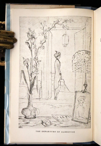 1966 Scarce Complete Book Set - Remembrance of Things Past (À la recherche du temps perdu) by Marcel Proust. Illustrated.