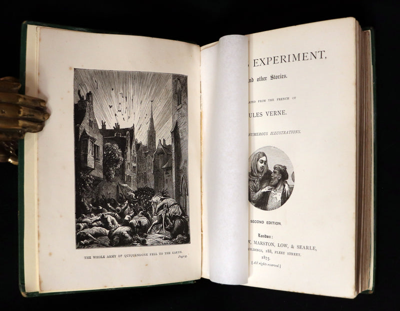1875 Rare Second Edition - JULES VERNE - Dr. Ox's Experiment and Other Stories.