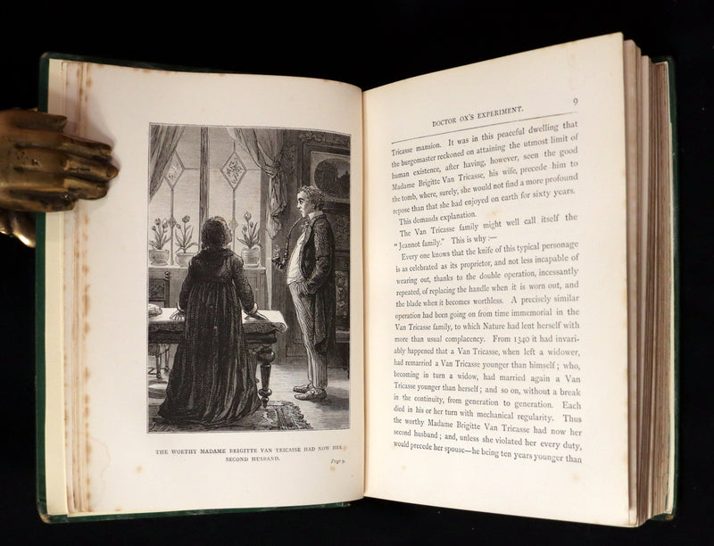 1875 Rare Second Edition - JULES VERNE - Dr. Ox's Experiment and Other Stories.