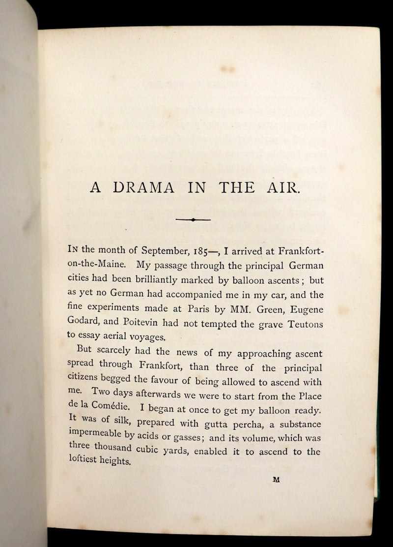 1875 Rare Second Edition - JULES VERNE - Dr. Ox's Experiment and Other Stories.