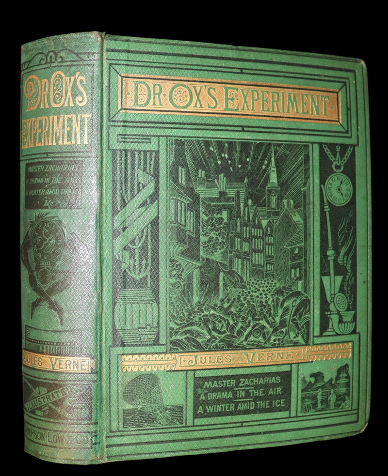 1875 Rare Second Edition - JULES VERNE - Dr. Ox's Experiment and Other Stories.